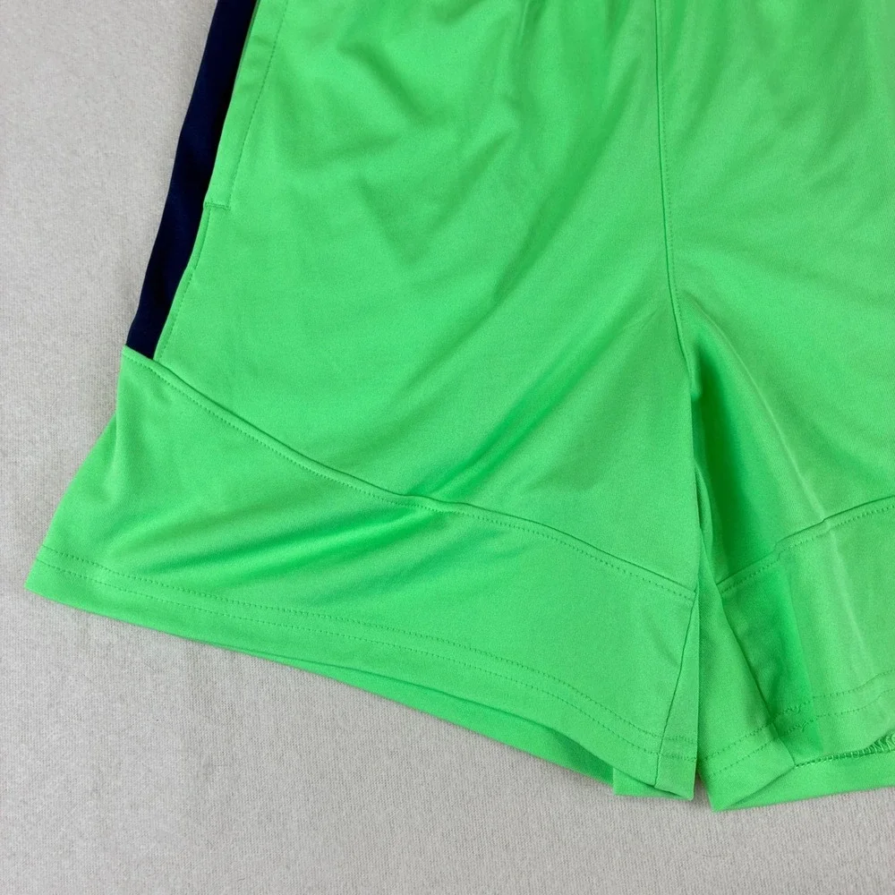 DSG Boys Knit Performance Shorts L 14-16 Green Navy Blue Athletic Sporty Gym NWT